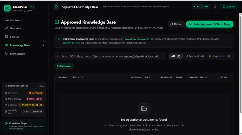 MossPulse AI — Zero-Latency Knowledge Copilot – screenshot 3
