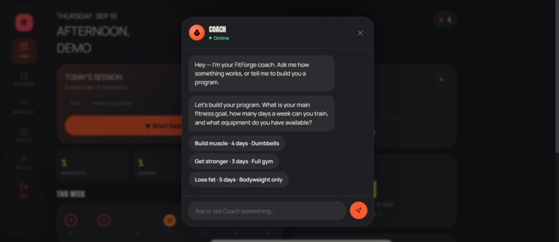 FitForge – screenshot 3