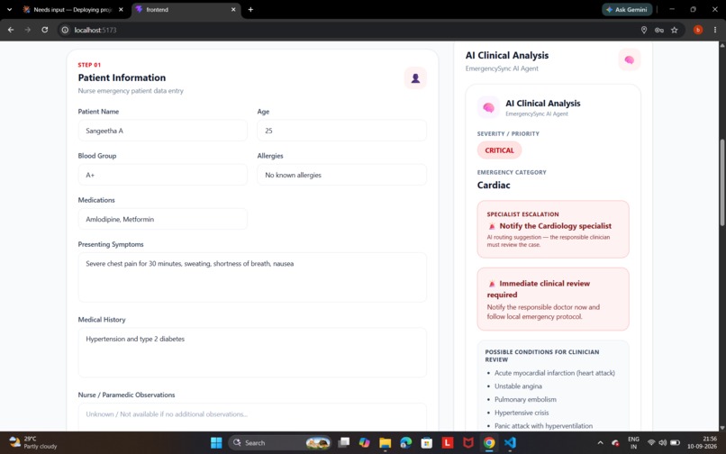 Emergencysync – screenshot 4