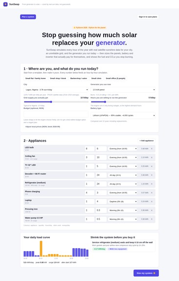 SunSwap – screenshot 2