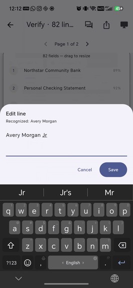OCR Verify – screenshot 1