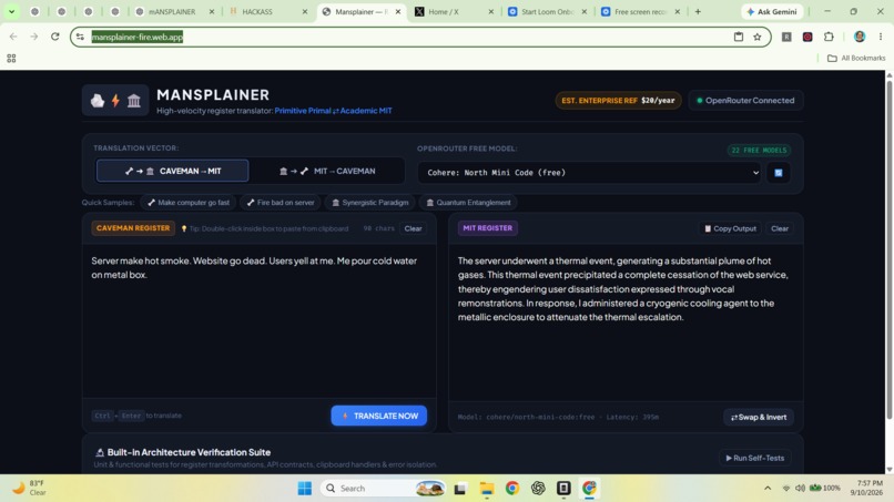 Mansplainer – screenshot 2