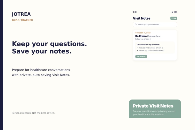 Jotrea — GLP-1 Tracker – screenshot 5