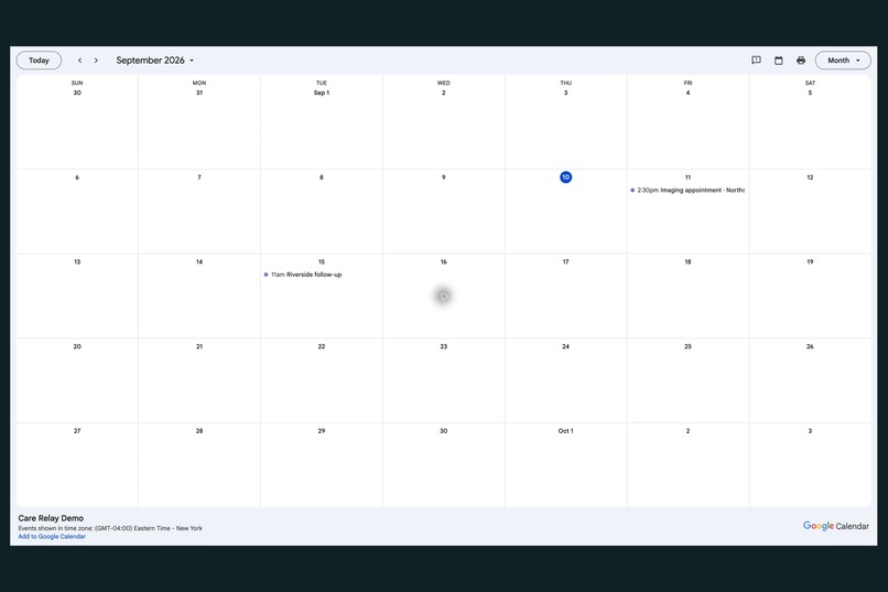 Care Relay – screenshot 1