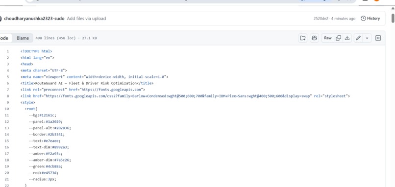 RouteGuard AI – screenshot 1
