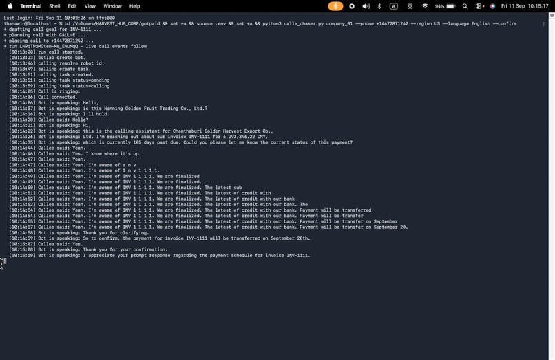 GotPaid — CALL-E Voice Chaser – screenshot 3