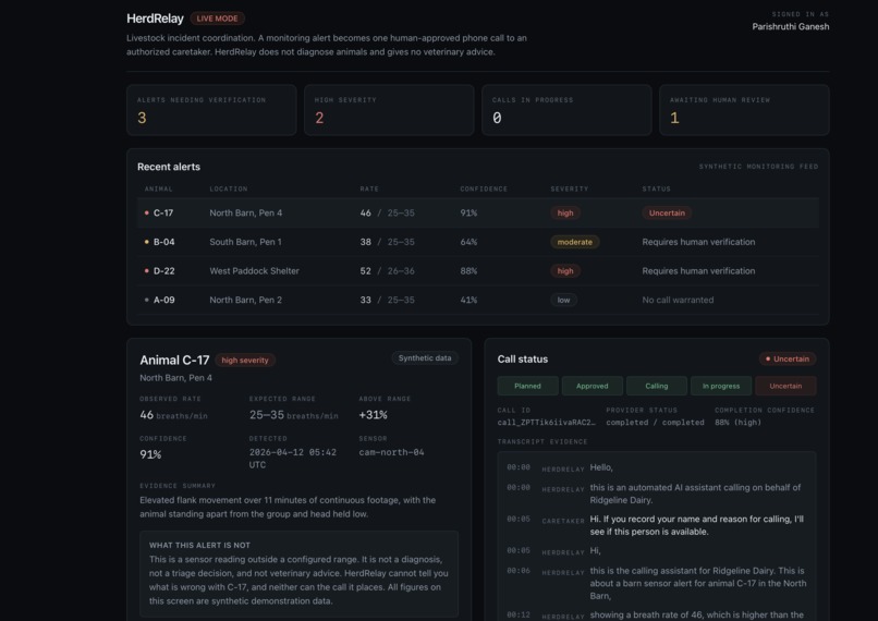 HerdRelay – screenshot 2