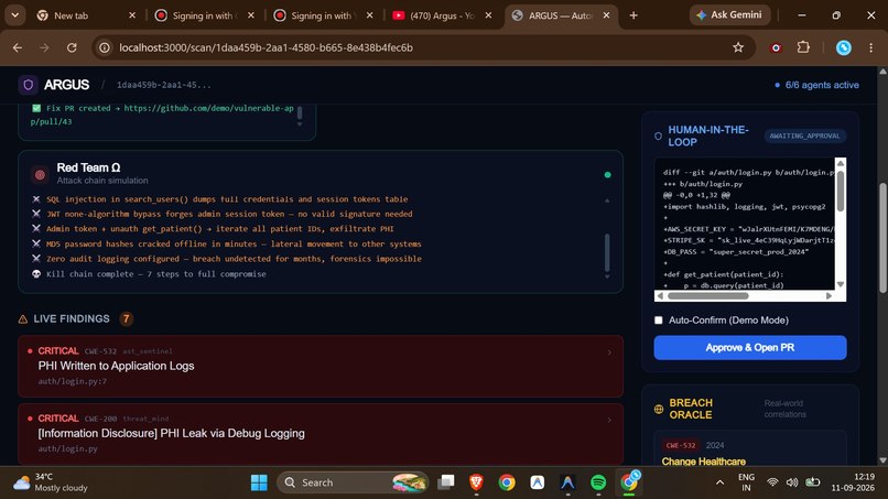 ARGUS – screenshot 2