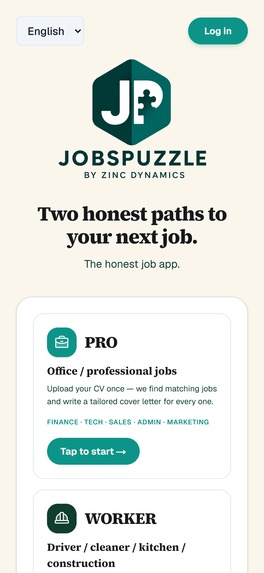 JobsPuzzle — Jobs & CV Maker – screenshot 3