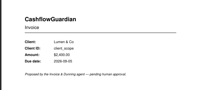 CashflowGuardian – screenshot 1