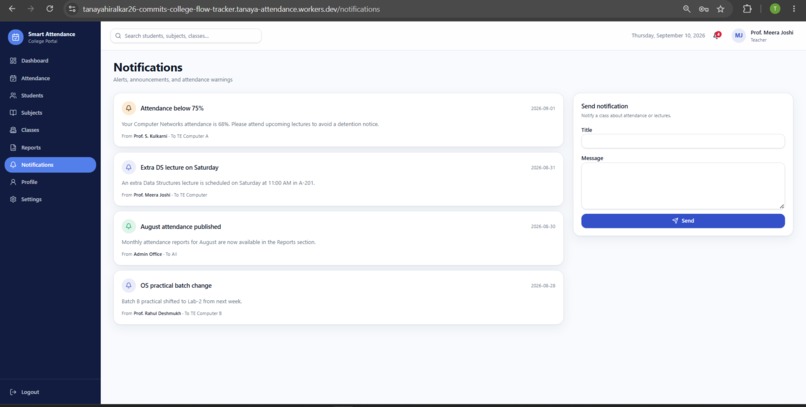 AttendIQ-Smart Attendance System – screenshot 12