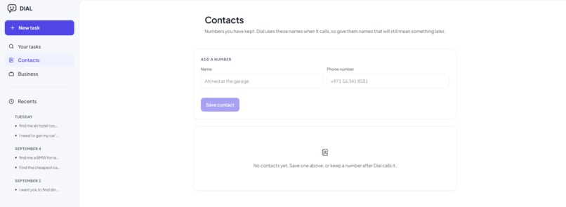 DIAL – screenshot 3