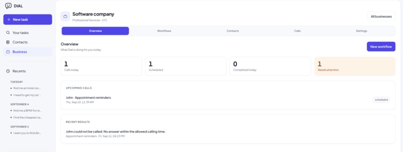 DIAL – screenshot 5