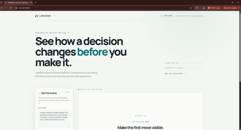 LAWSEER – screenshot 1