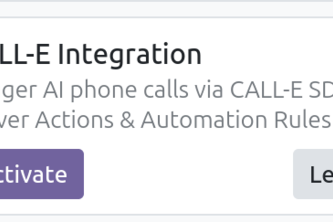  CALL E Odoo 19 Integration 