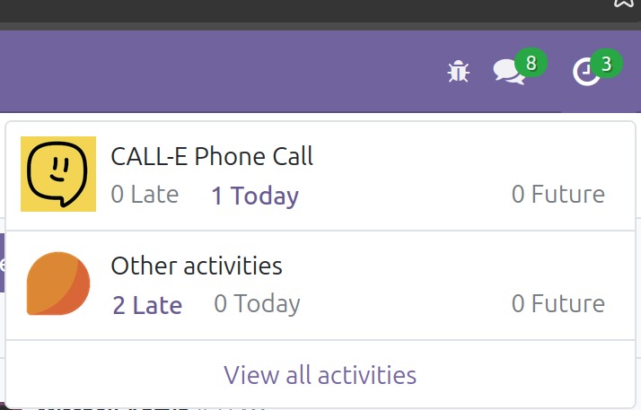  CALL E Odoo 19 Integration  – screenshot 7
