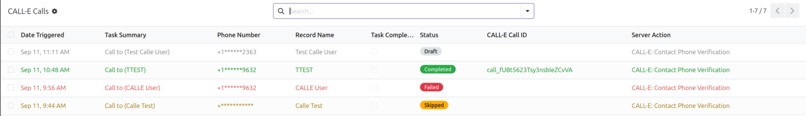  CALL E Odoo 19 Integration  – screenshot 5