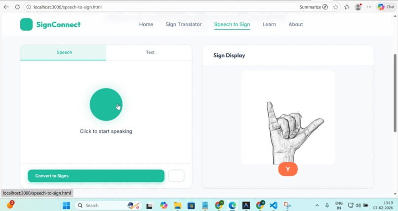 AI SIGN LANGUAGE TRANSLATER – screenshot 1