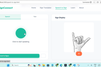 AI SIGN LANGUAGE TRANSLATER