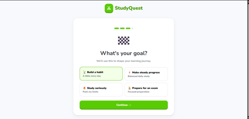 StudyQuest – screenshot 2