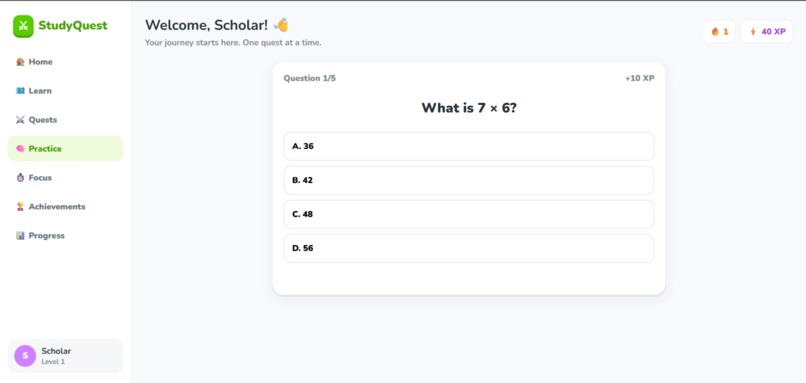 StudyQuest – screenshot 3