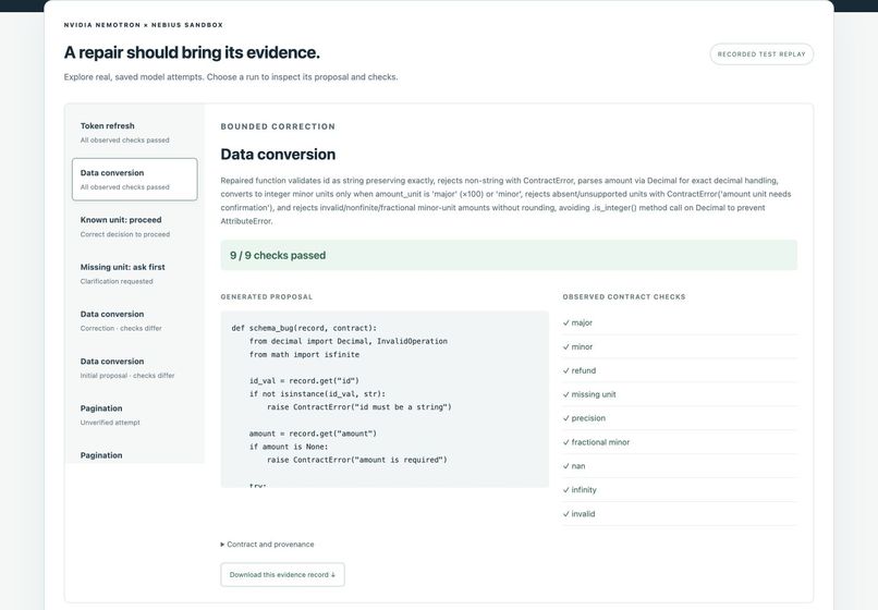API Repair Bench – screenshot 1