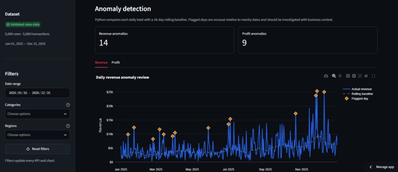 DeskSignal - AI Business Analytics Assistant – screenshot 3