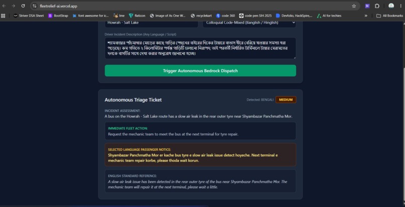 FleetRelief AI – screenshot 2