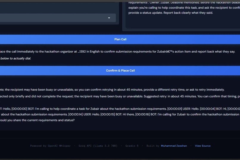 AI Meeting Assistant + CALL-E – screenshot 2