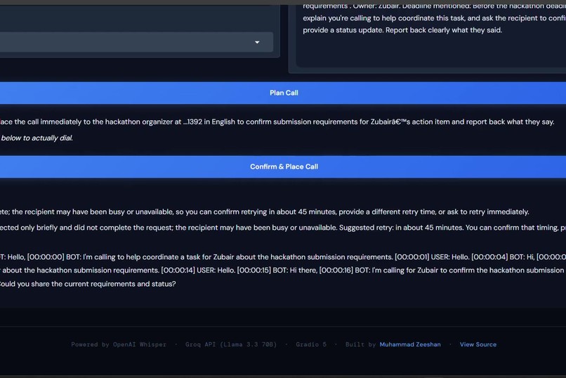 AI Meeting Assistant + CALL-E – screenshot 3