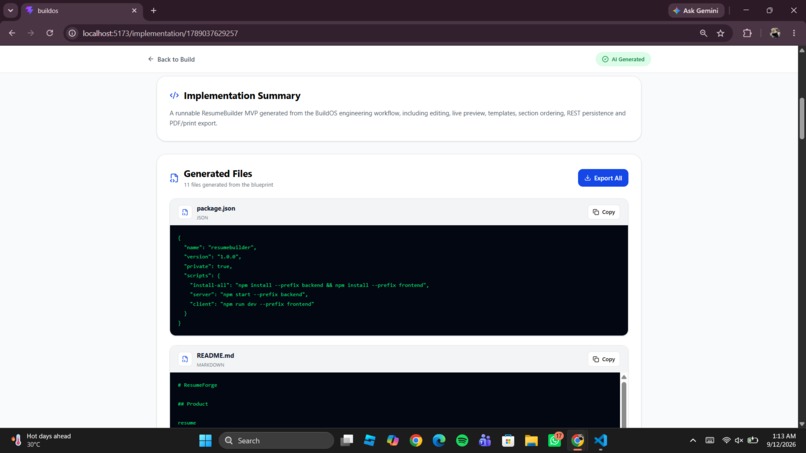 BuildOS — Your AI Product Engineering Team – screenshot 9