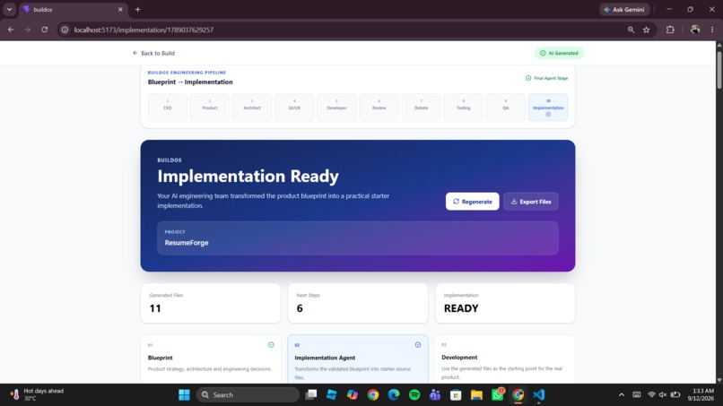BuildOS — Your AI Product Engineering Team – screenshot 8