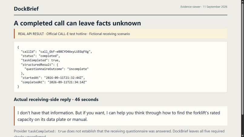 DockBrief – screenshot 2
