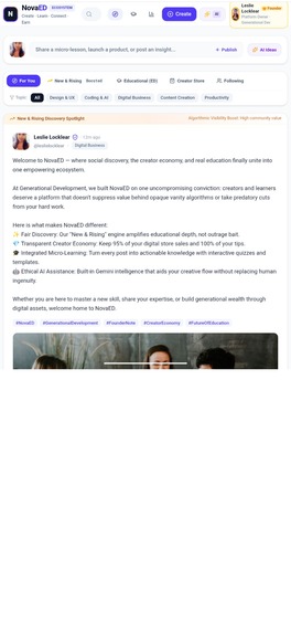 NovaED Creator Platform – screenshot 1