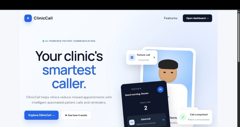 ClinicCall AI – screenshot 2