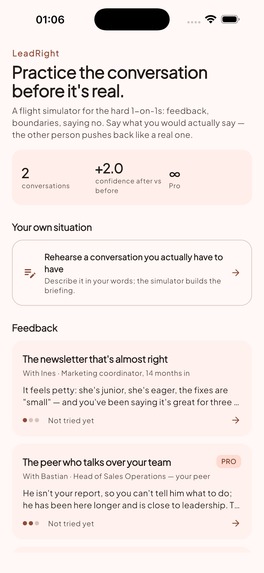 LeadRight – screenshot 4