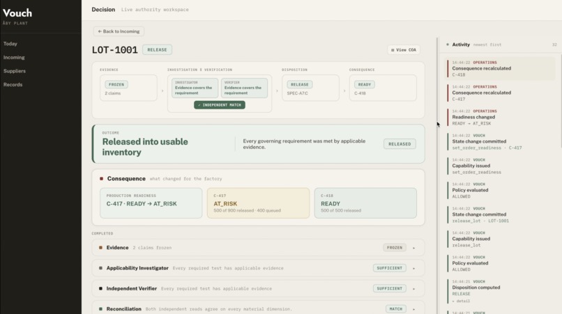 Vouch – screenshot 2