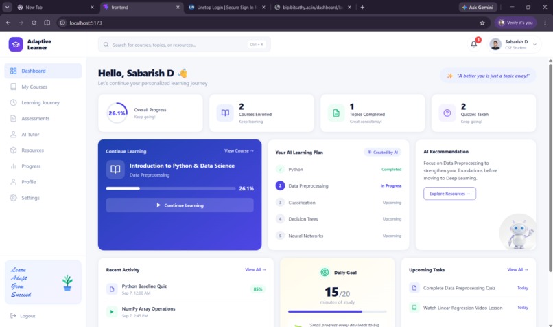 AI Adaptive Learning Journey Generator – screenshot 2