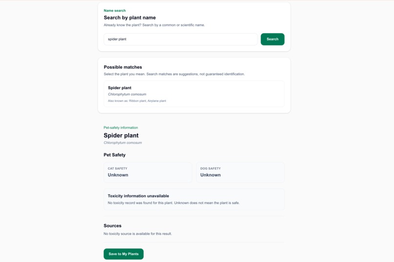 Plant Pet Safety – screenshot 1