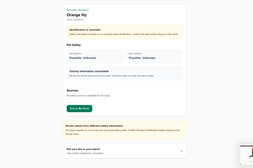 Plant Pet Safety – screenshot 3