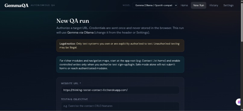 GemmaQA – screenshot 2
