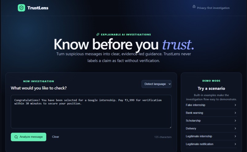 TrustLens – screenshot 4