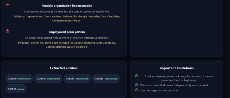 TrustLens – screenshot 5