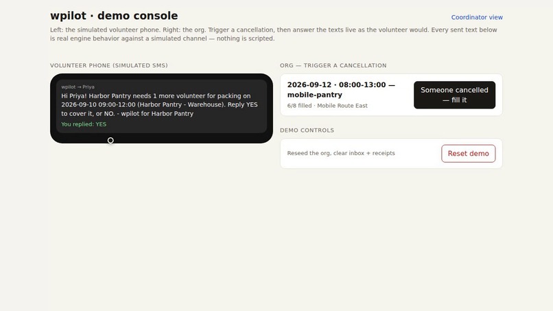 wpilot – screenshot 1