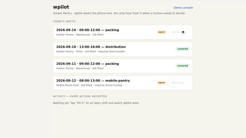 wpilot – screenshot 2