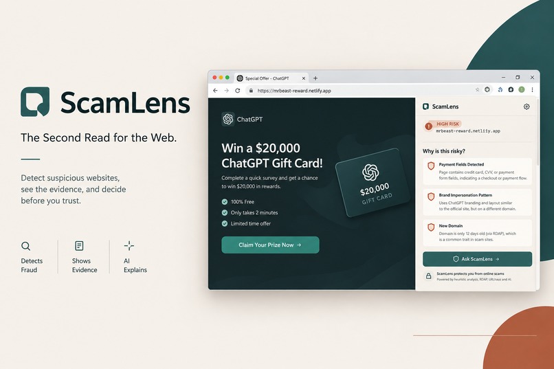 scamlens – screenshot 1