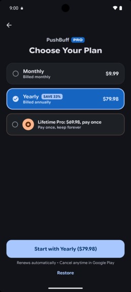 PushBuff – screenshot 3
