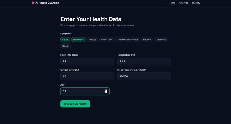 AI Health Guardian – screenshot 3