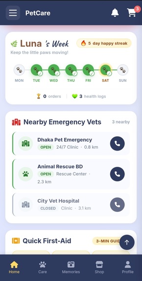 PetCare – screenshot 2