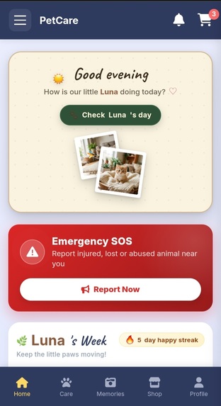 PetCare – screenshot 1